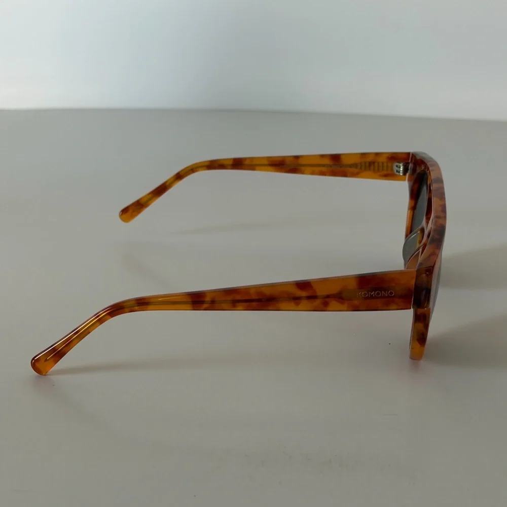 KOMONO Tortoiseshell Sunglasses NEW NWT brown tan Dreyfuss Caramel Demi